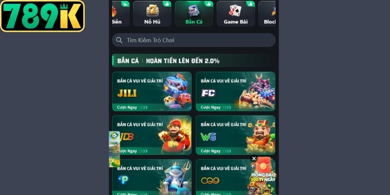 Đôi nét thông tin về Bắn Cá 789K